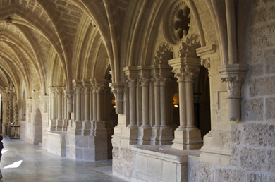 Sala capitular monasterio de Piedra